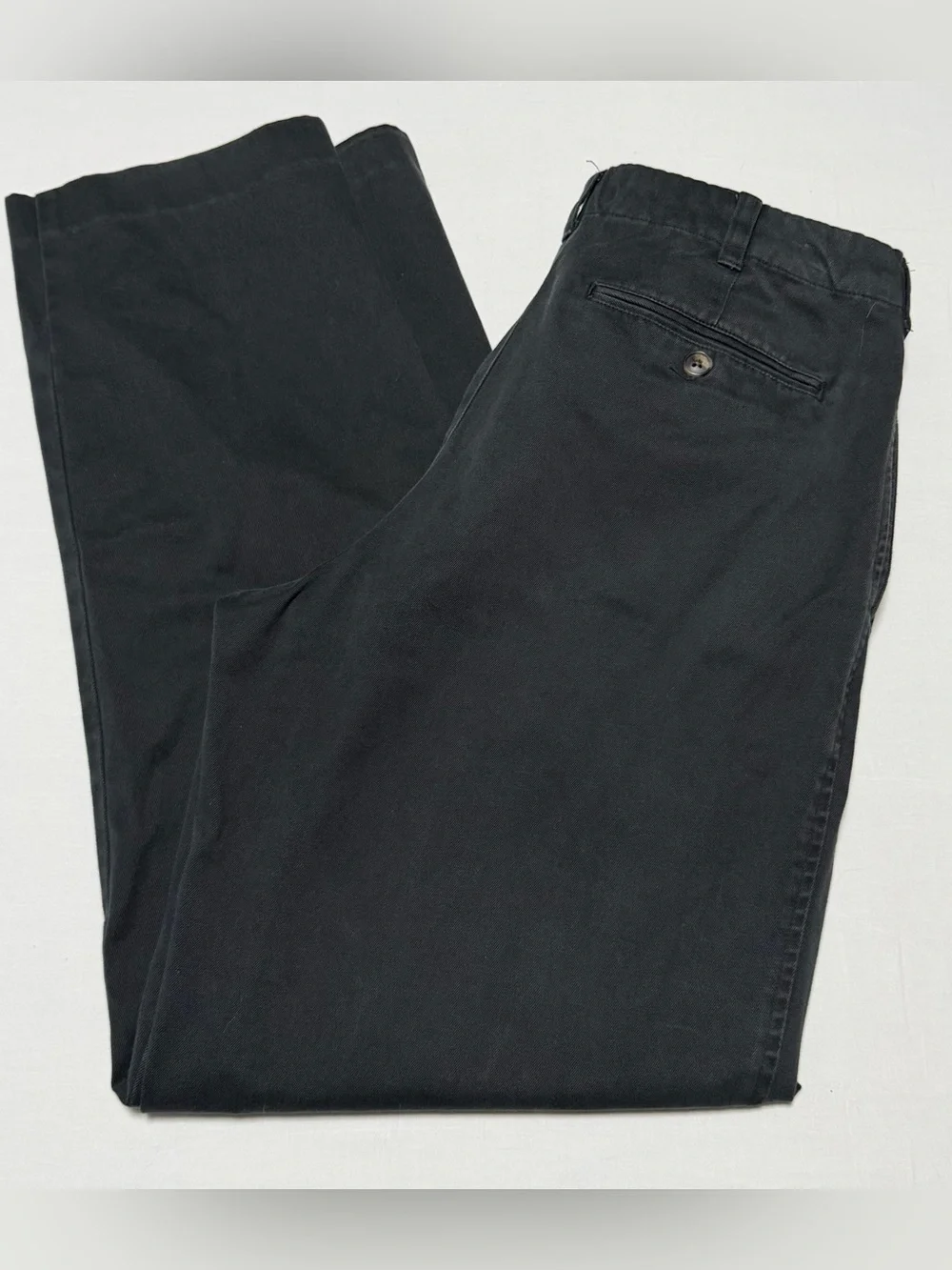 Vintage 80s Banana Republic Safari & Travel Clothing Co. Black Chino Pants